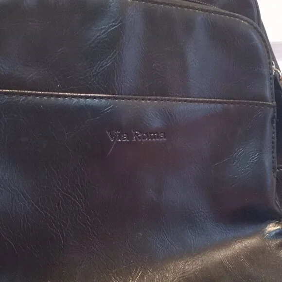 Via Roma Black Backpack - Picture 4 of 5